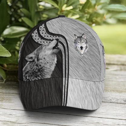 Wolf Skin Pattern Baseball Cap Lasfour CO0897