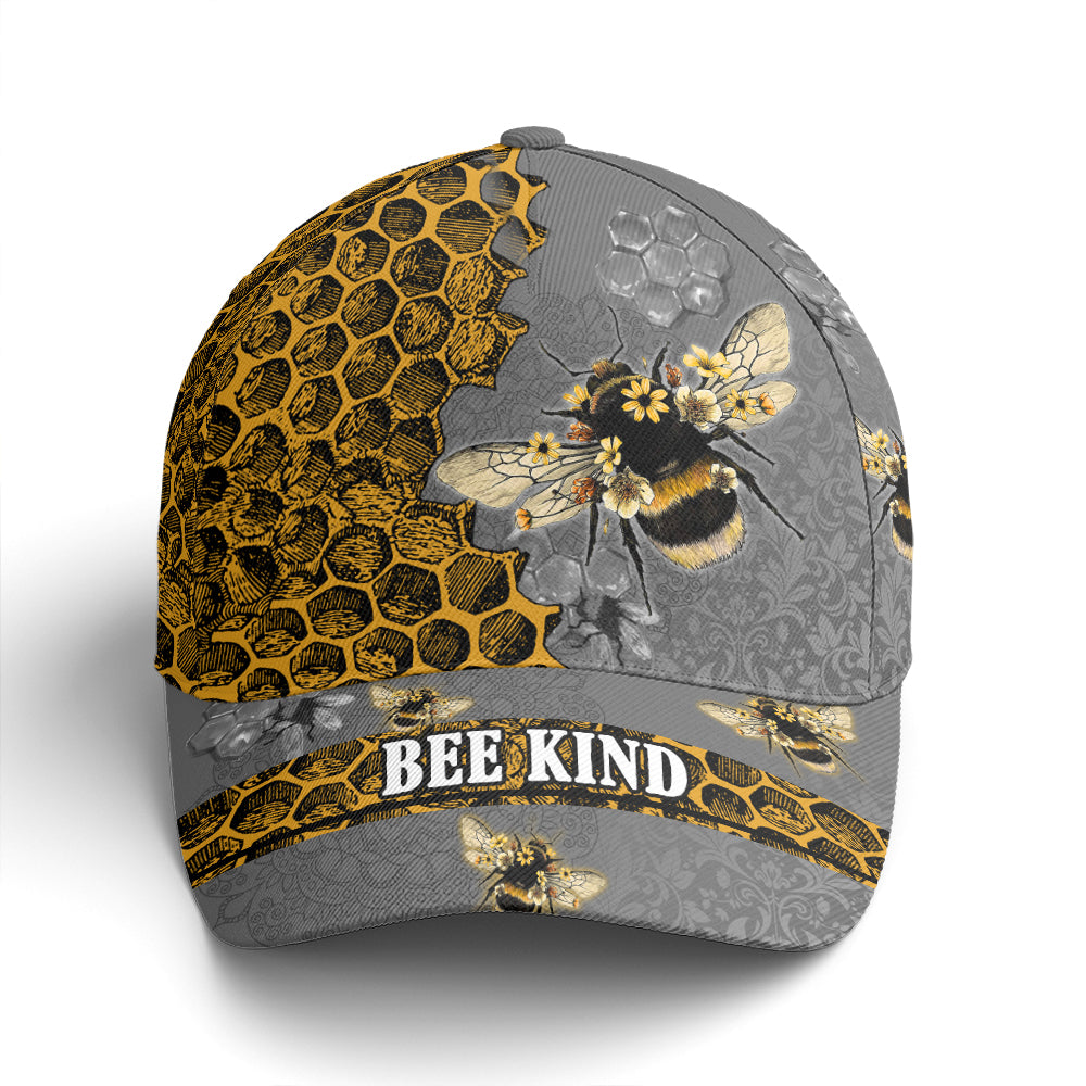 Bee Kind Vintage Baseball Cap Lasfour CO0767