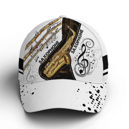 Baseball Cap For Saxophone Lovers Two-tone Pattern Lasfour CO0710