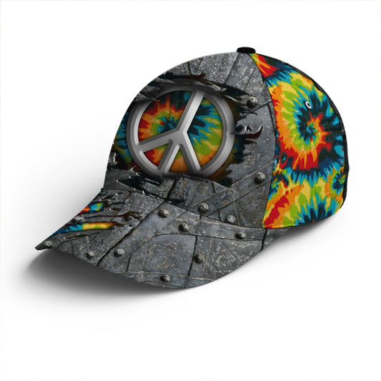 Rainbow Hippie Classic Gray Baseball Cap Lasfour CO0714