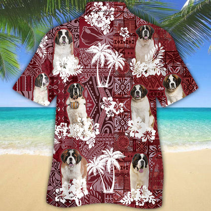 Bernard Hawaiian Shirt, Dog Hawaii Shirt HO5259
