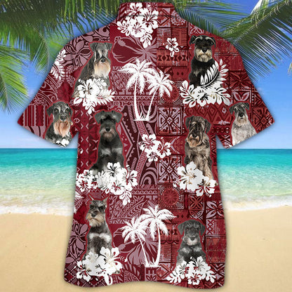 Schnauzer Hawaiian Shirt, Cute Pet Hawaiian Shirts HO5250