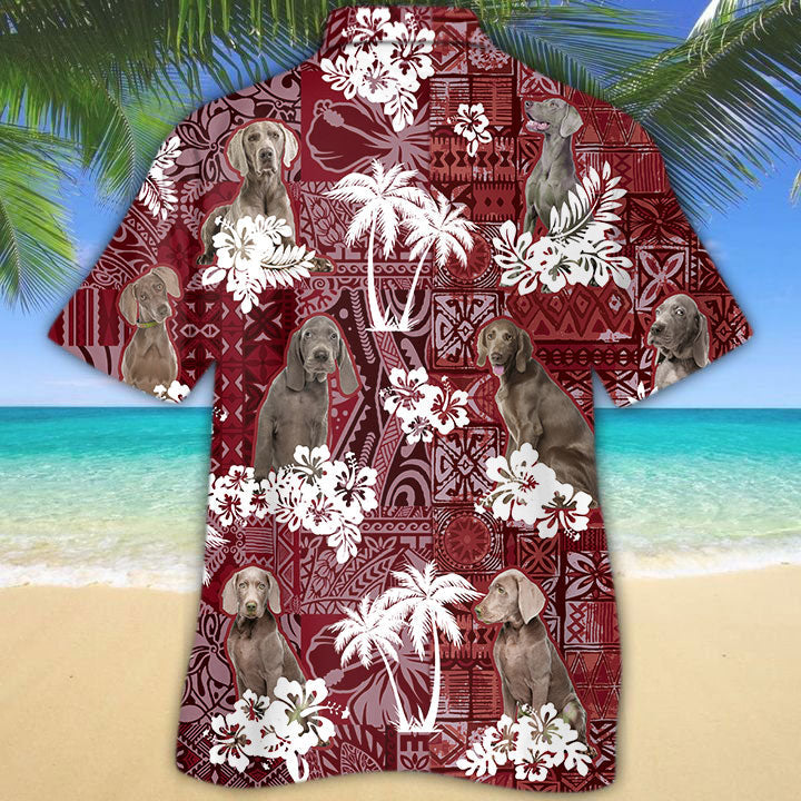 Weimaraner Hawaiian Shirt, Dog Hawaii Aloha Beach Shirt For Summer HO5263