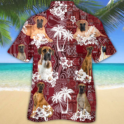 Great Dane 3 Hawaiian Shirt, Hawaiian Shirt For Dog Lovers HO5204