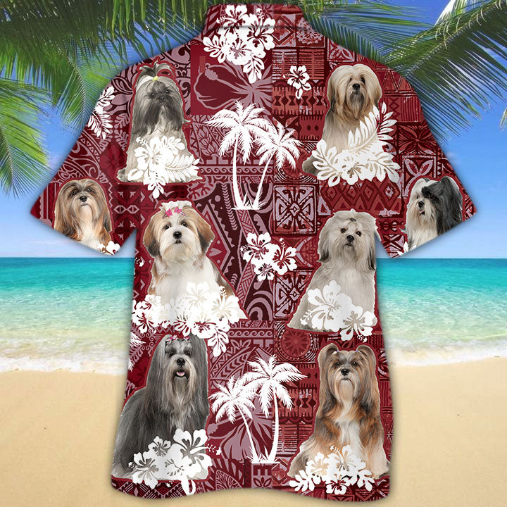 Lhasa Apso Hawaiian Shirt, Cute Dog Hawaii Shirt For Summer HO5221