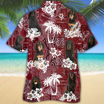 Gordon Setter Hawaiian Shirt, Gift for Dog Lover Shirts, Men's