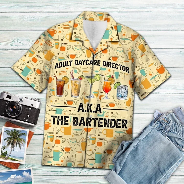 Bartender With Cool Drink Fruits Hawaiian Shirt HO2090
