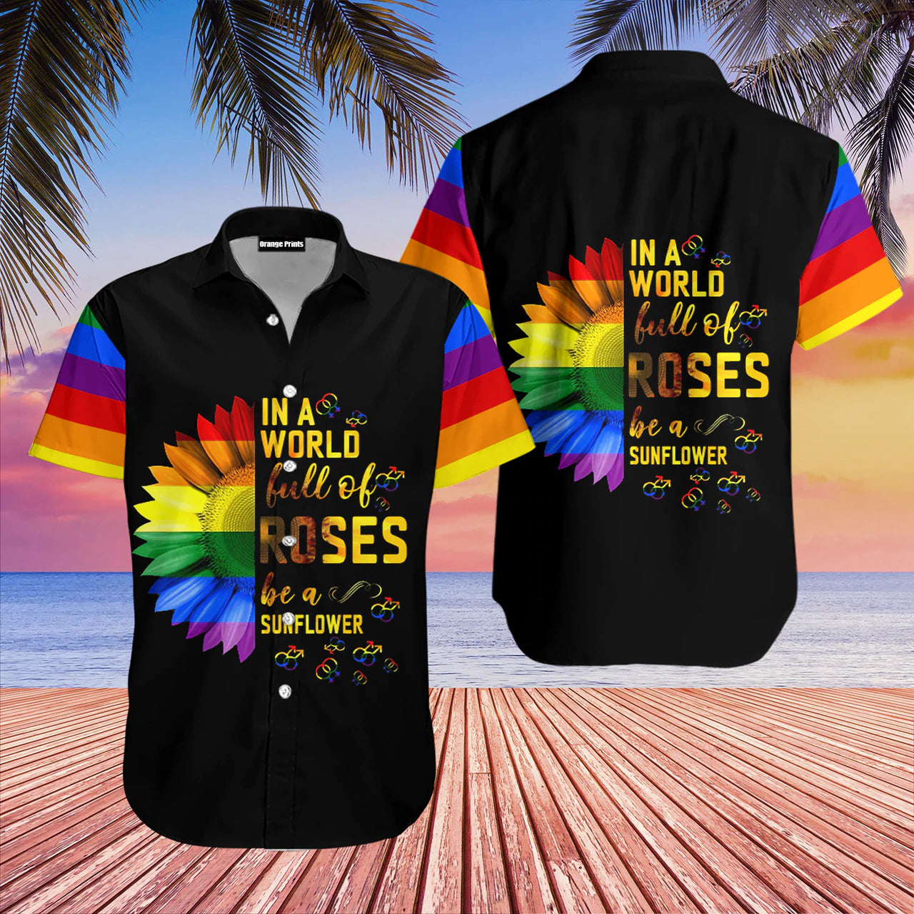 Ah Men Funny Jesus Lgbt Pride Aloha Hawaiian Shirts For Men and Women HO1444