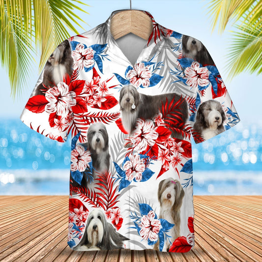 Bearded Collie Hawaiian Shirt - Summer aloha shirt, Hawaiian shirt for Men and women HO0698