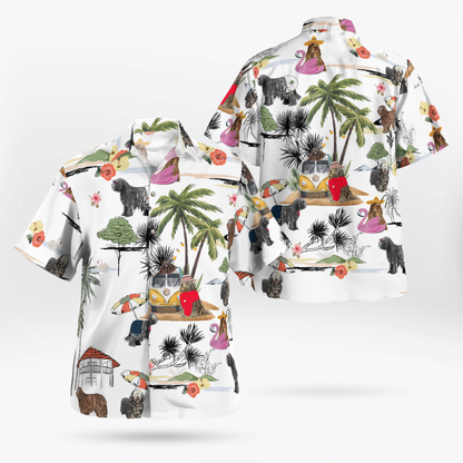Bergamasco On The Beach Unisex Hawaiian Shirt, Summer gift, Hawaiian Shirts for Men, Aloha Beach Shirt HO1034