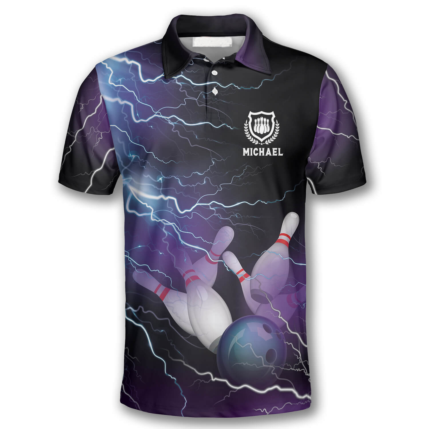 Custom Bowling Polo Shirts For Team BO0015