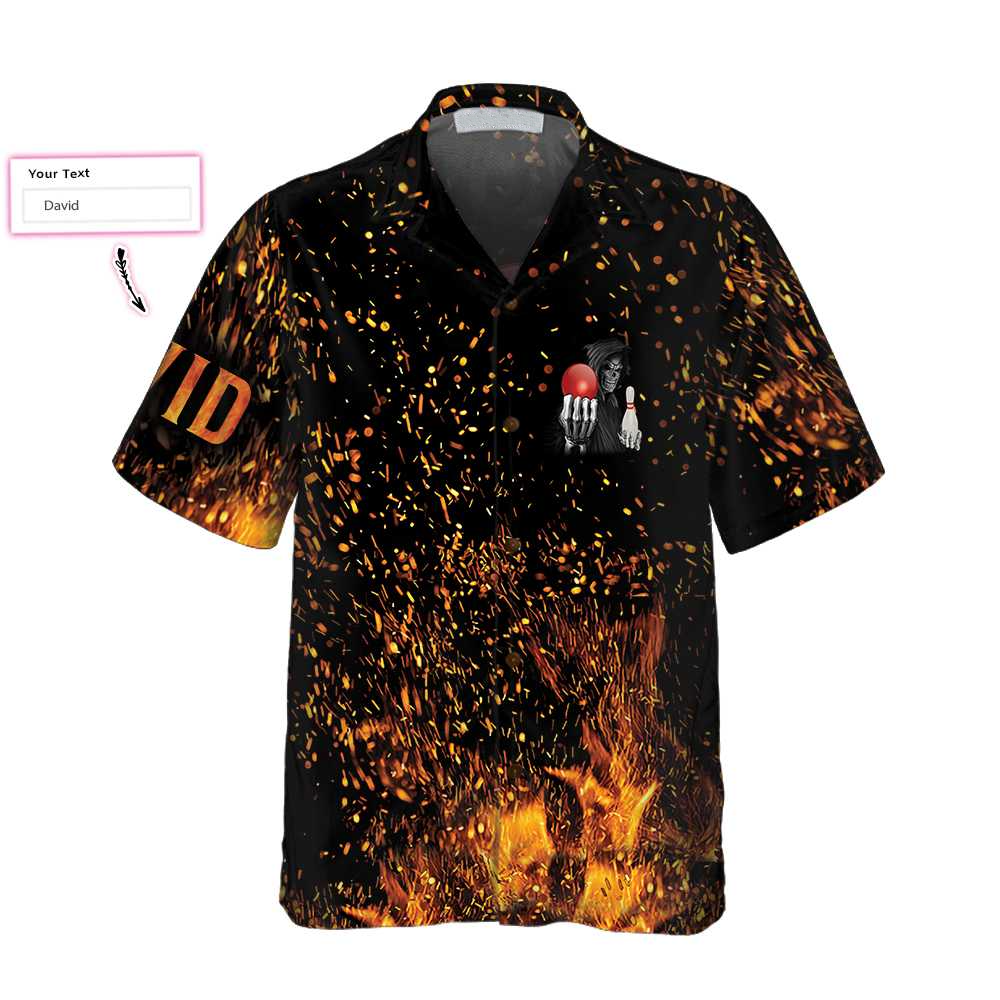 Bowling Beast Custom Hawaiian Shirt, Personalized Bowling Shirt For Men & Women, Idea Gift for Bowling Lover HO4037