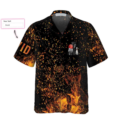 Bowling Beast Custom Hawaiian Shirt, Personalized Bowling Shirt For Men & Women, Idea Gift for Bowling Lover HO4037