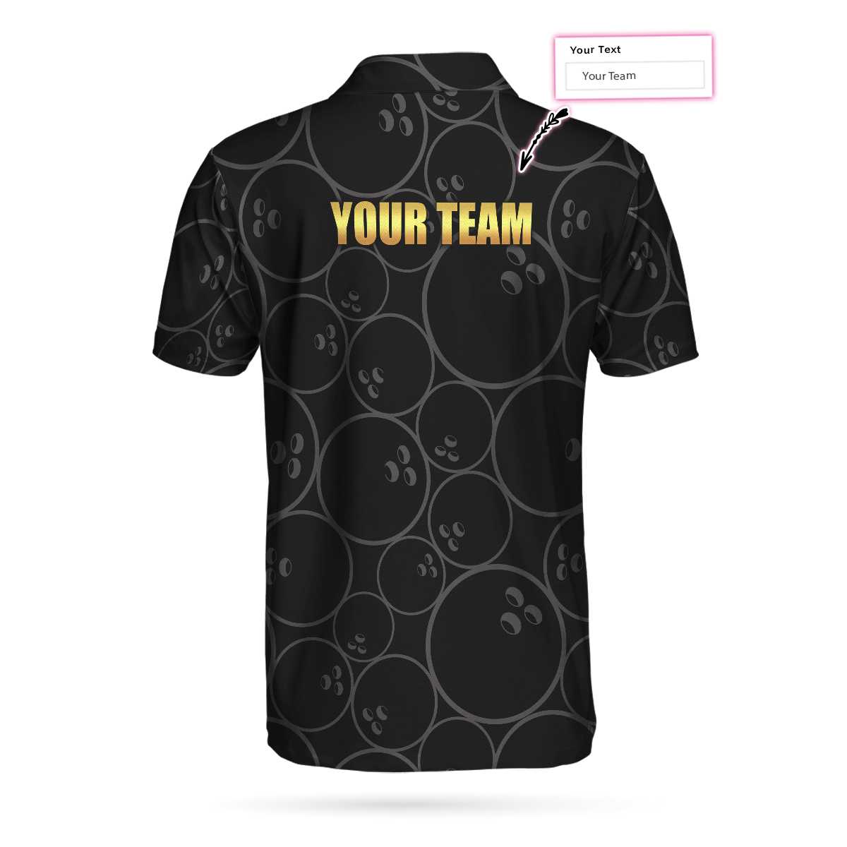 Custom Bowling Polo Shirts For Team BO0227