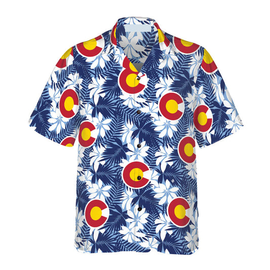 Colorado Flag Seamless Pattern USA Hawaiian Shirt for men and women HO2902