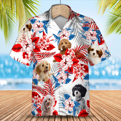 Cavapoo Hawaiian Shirt, Summer aloha shirt, Men Hawaiian shirt, Women Hawaiian shirt HO0819