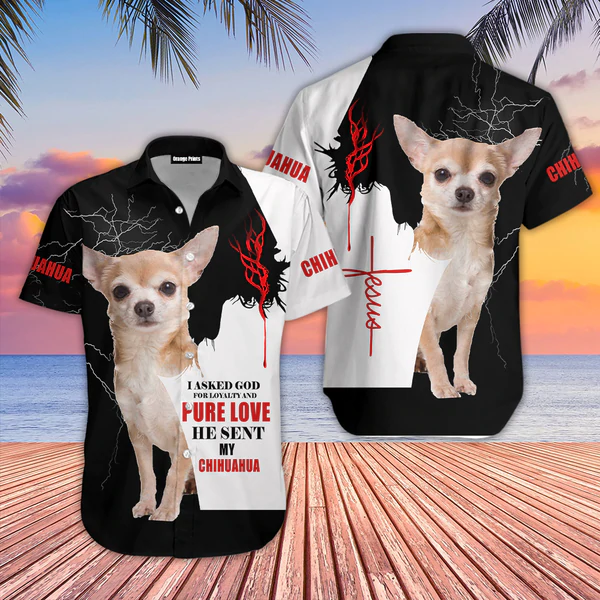 Chihuahua Dog Jesus Aloha Hawaiian Shirts For Men and Women HO2398