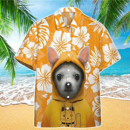 Summer Chihuahua Hawaiian Shirt, Dog Hawaiian shirt Mens, Hawaiian Shirt For Dog Lover HO2445