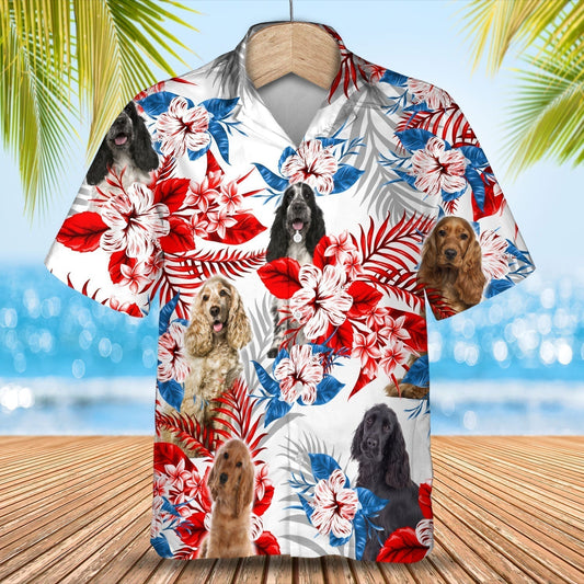 Cocker Spaniel Hawaiian Shirt- Summer aloha shirt, Hawaiian shirt for Men and women HO0689