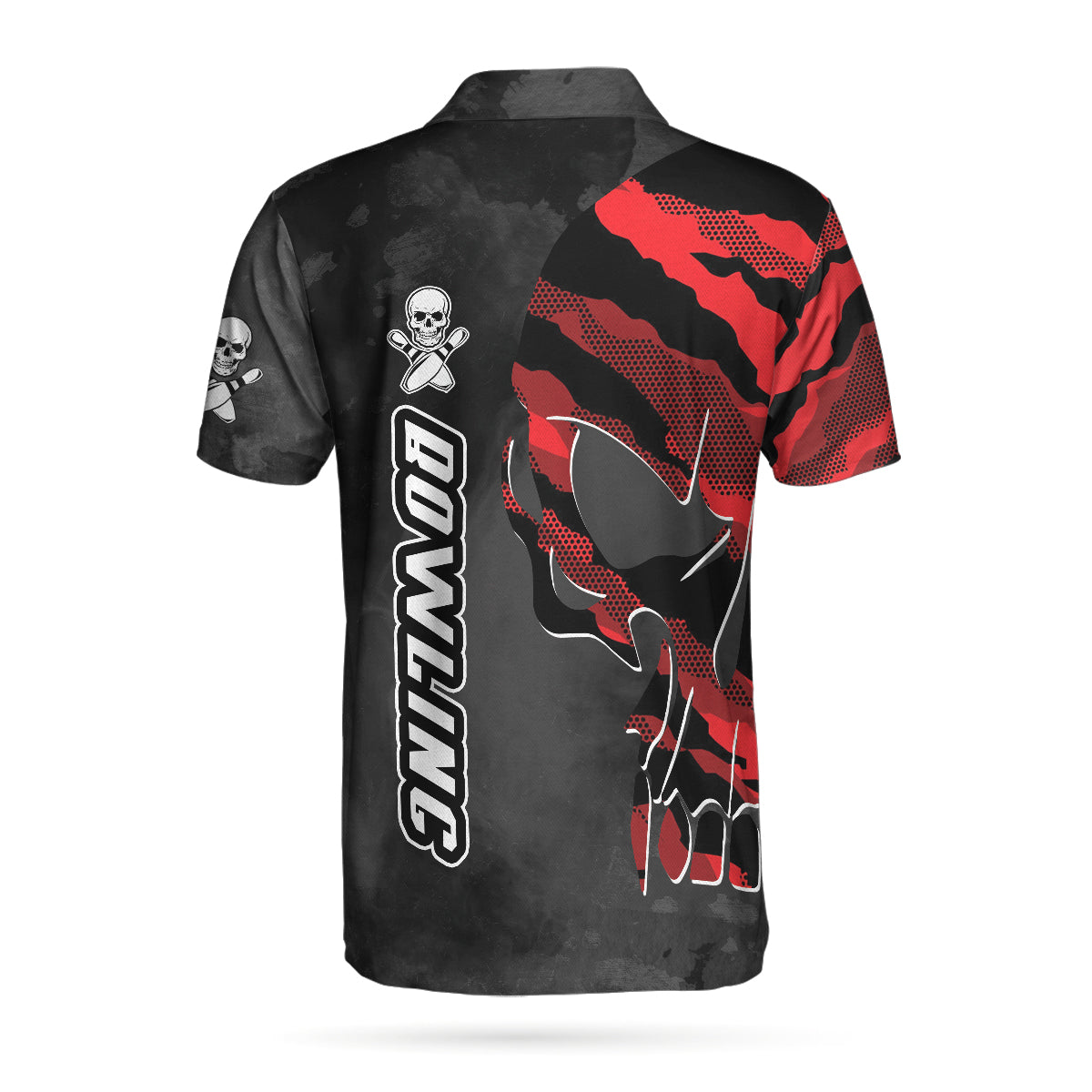 Custom Skull Bowling Polo Shirts Unisex BO0311