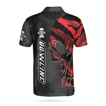 Custom Skull Bowling Polo Shirts Unisex BO0311
