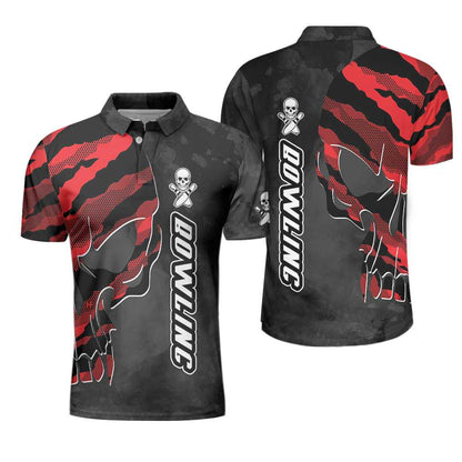 Custom Skull Bowling Polo Shirts Unisex BO0311