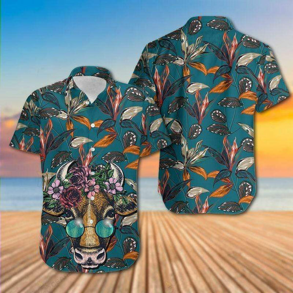 Cow Floral Tropical Hawaiian Shirt For Men & Women HO3247