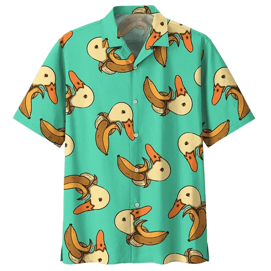 Crazy Duck Background Hawaiian Shirt HO1969