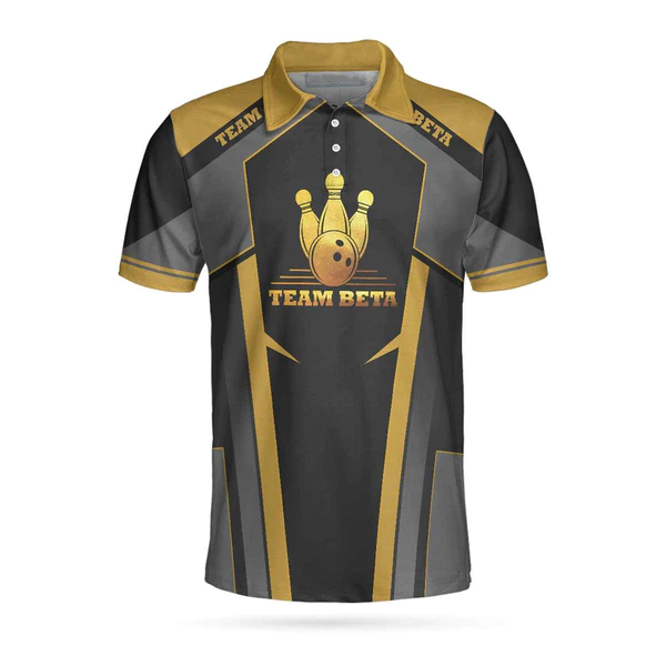 Custom Bowling Polo Shirts For Team BO0014