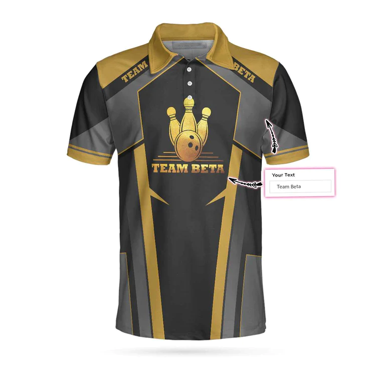 Custom Bowling Polo Shirts For Team BO0014