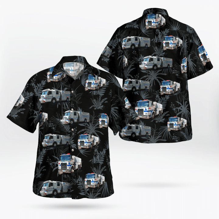 Dodgingtown Volunteer Fire Company, Connecticut Hawaiian Shirt HO0784