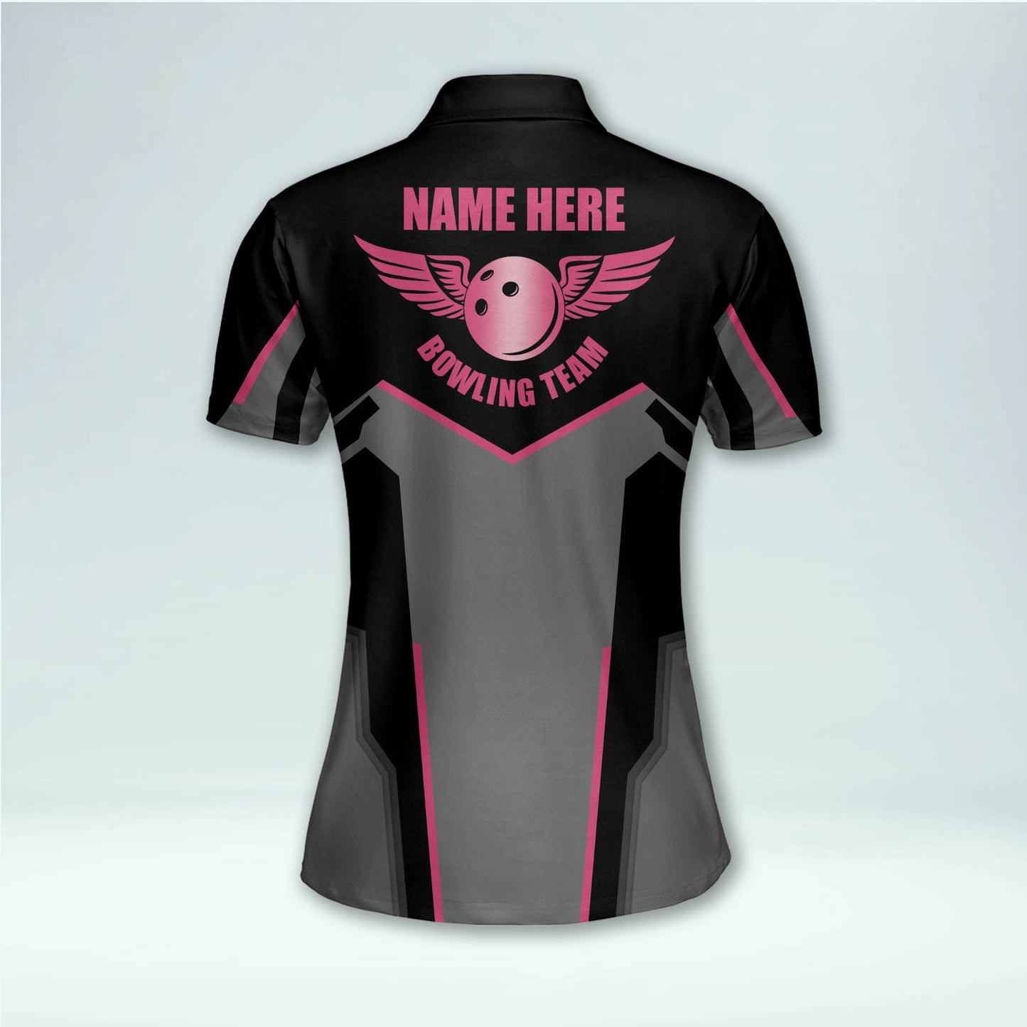 Custom Bowling Shirts For Women - Personalized 3D Pink Funny Bowling Shirts - Women's Bowling Team Shirts - Bowling Jersey With Name For Women BW0075