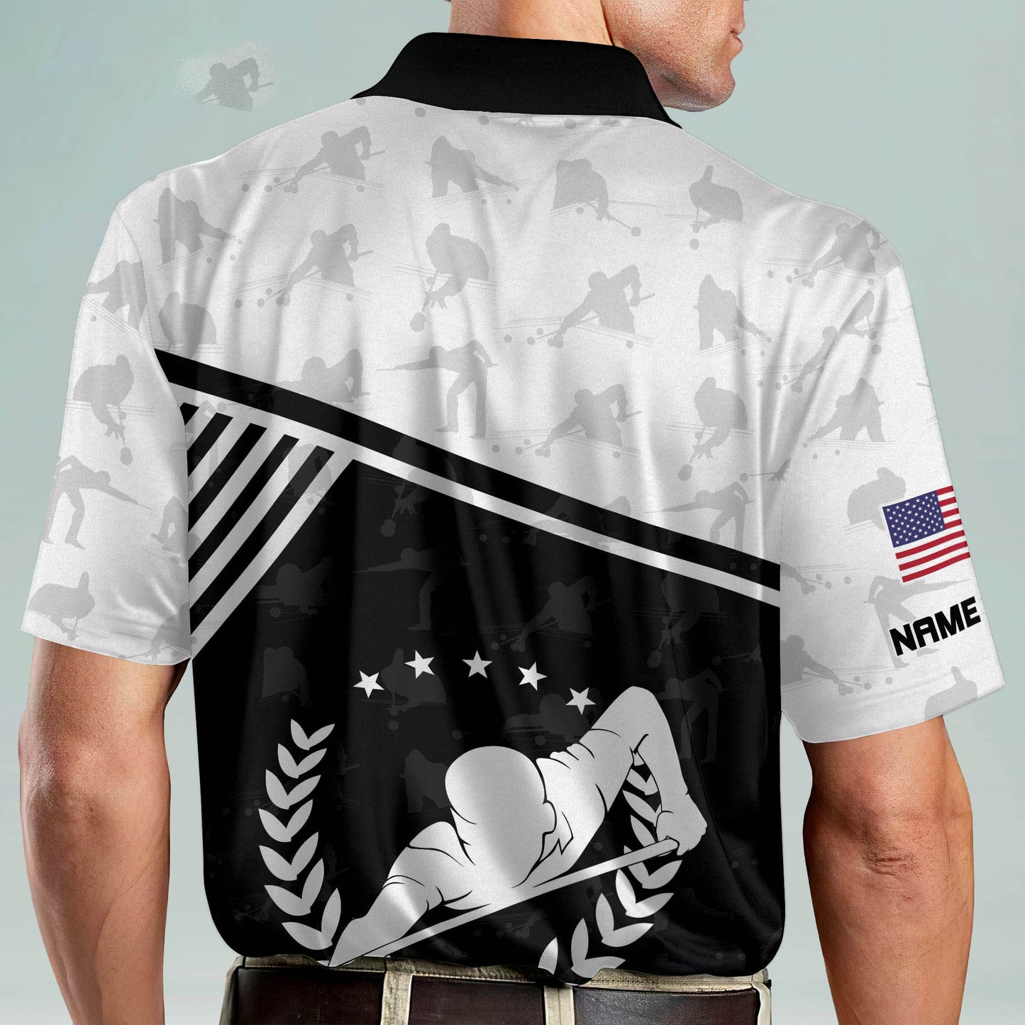 LASFOUR Custom Billiards Shirts Men's Polo BI0035