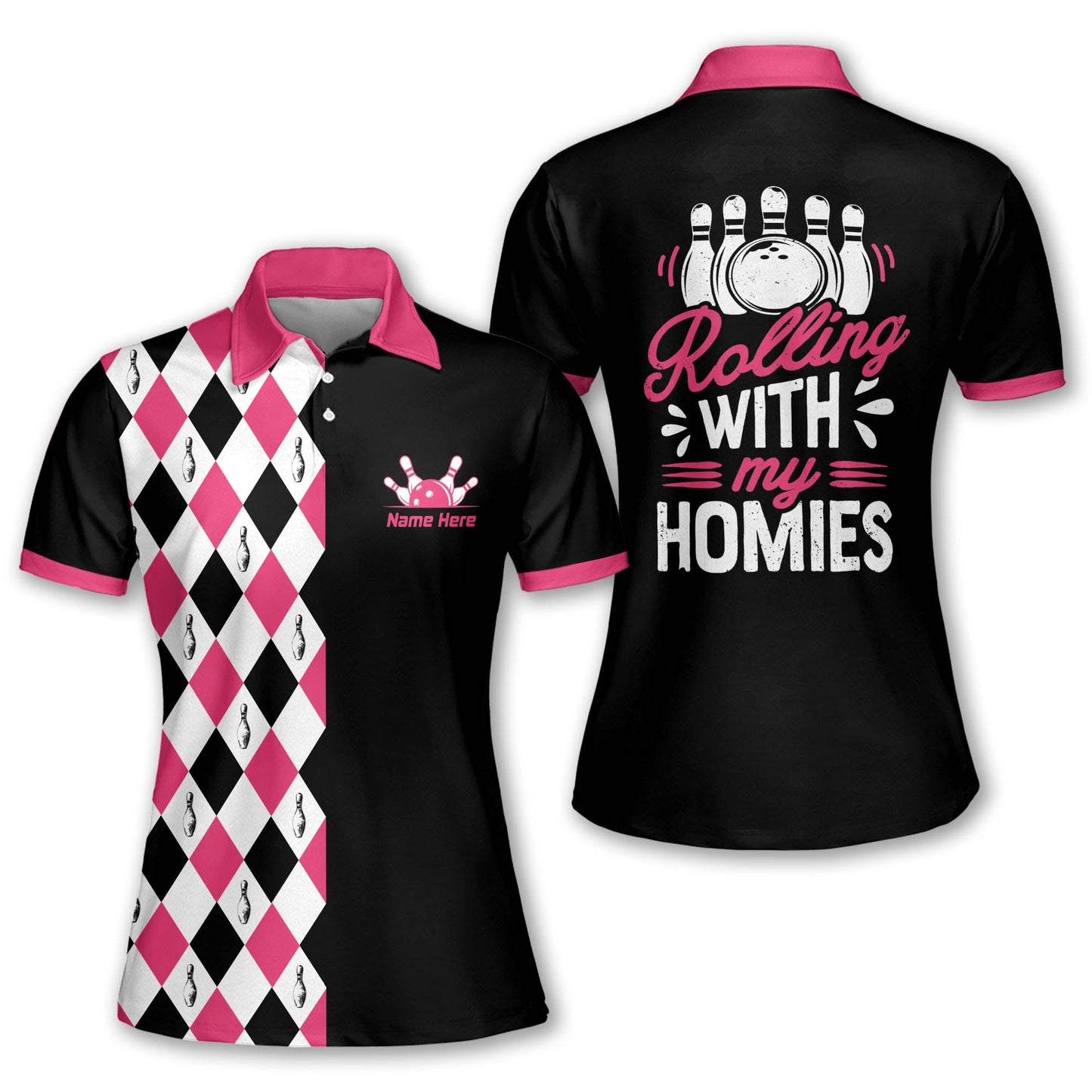 Rolling With My Homies Bowling Shirt BW0089