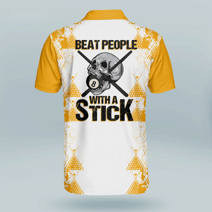 Beat People With A Stick Billiard Polo Shirt BI0009