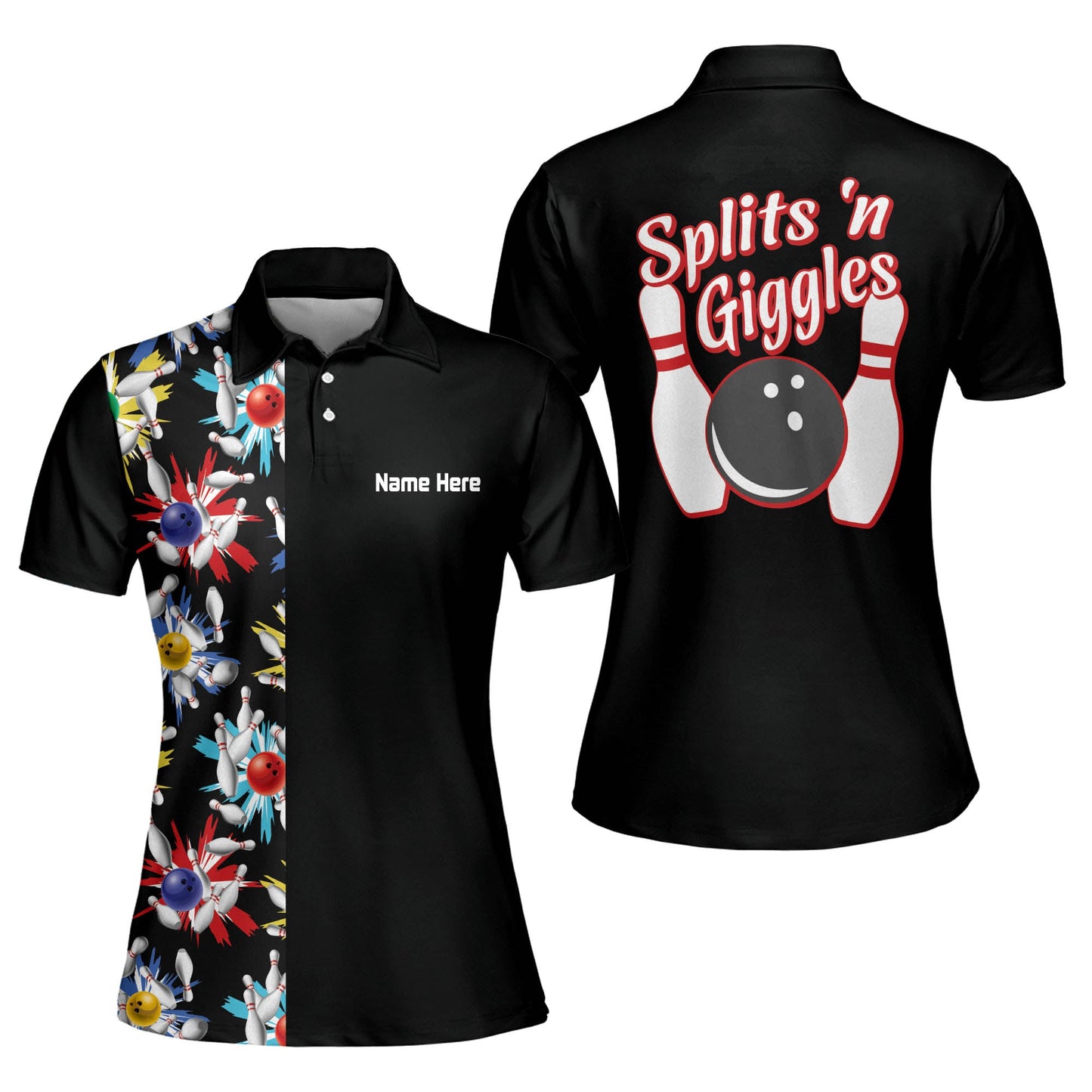 Splits'n Giggles Womens Bowling Shirts BW0051