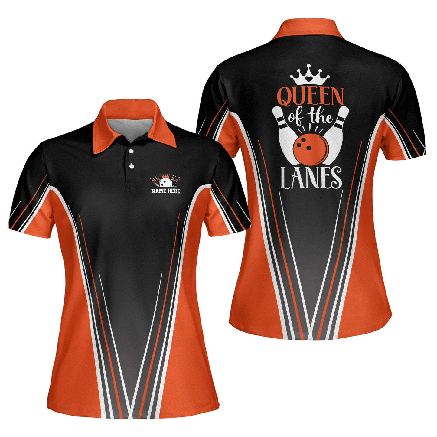 Queen of The Lanes Bowling Shirts BW0034