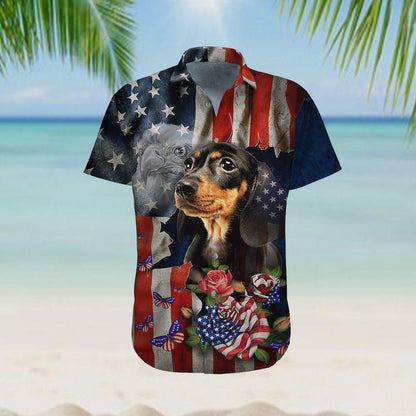 Dachshund Aloha Hawaiian Shirts, Dog Hawaiian shirt For Men, Women HO1467