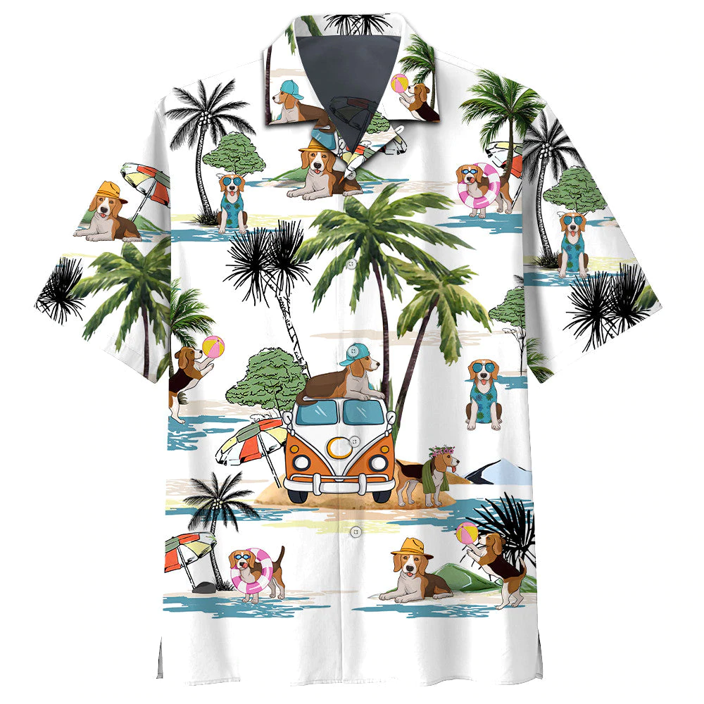 Corgi Hawaiian Shirt, Dog hawaiian shirt, Gift for dog lovers HO1426