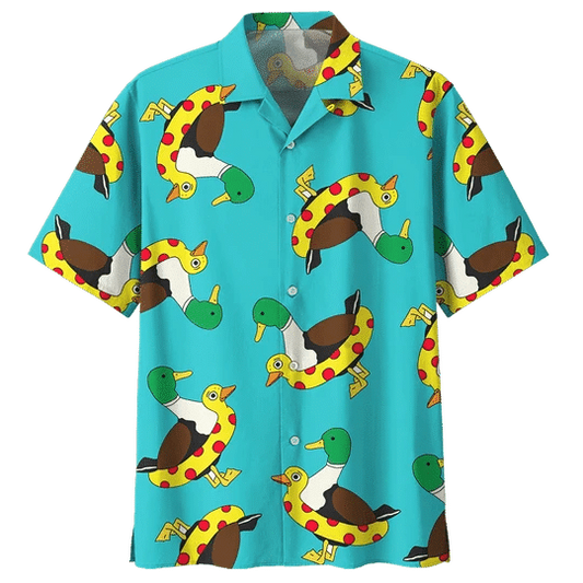 Dramatic Duck Background Hawaiian Shirt HO1772