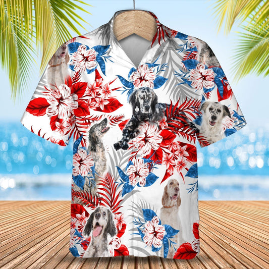 English Setter Hawaiian Shirt - Summer aloha shirt, Hawaiian shirt for Men and women HO0700