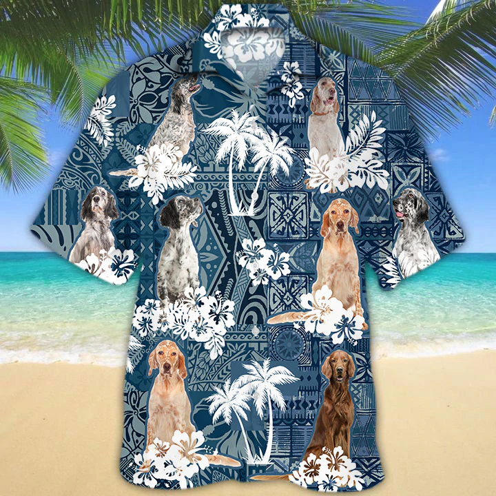 English Setter Hawaiian Shirt new HO1545