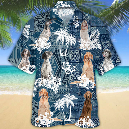 English Setter Hawaiian Shirt new HO1545