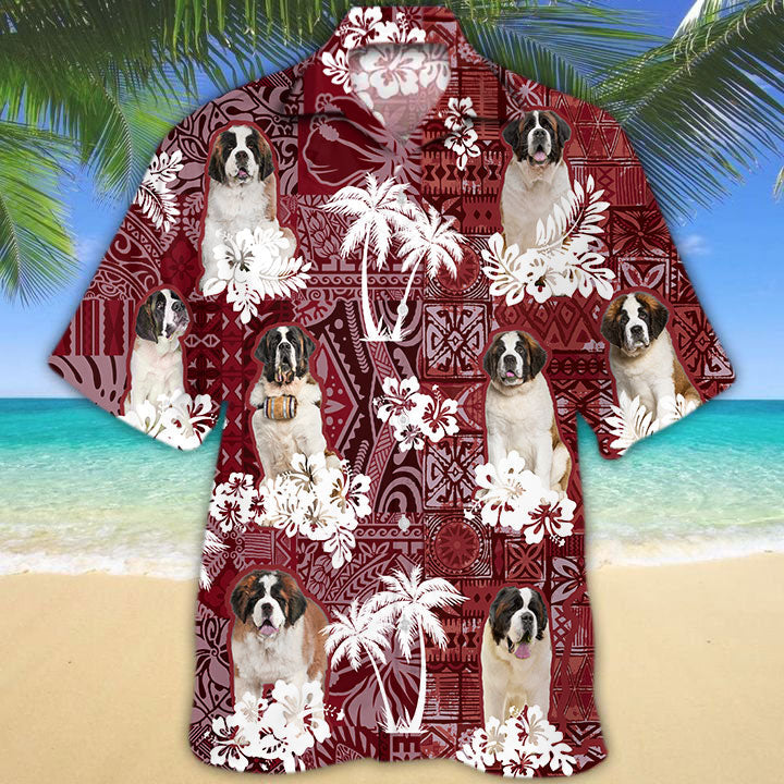 Bernard Hawaiian Shirt, Dog Hawaii Shirt HO5259