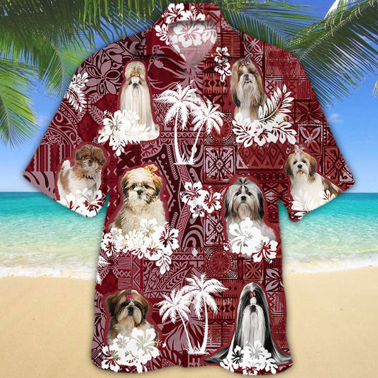 Shih Tzu Hawaiian Shirt, Best Gift For Dog Lovers HO5256