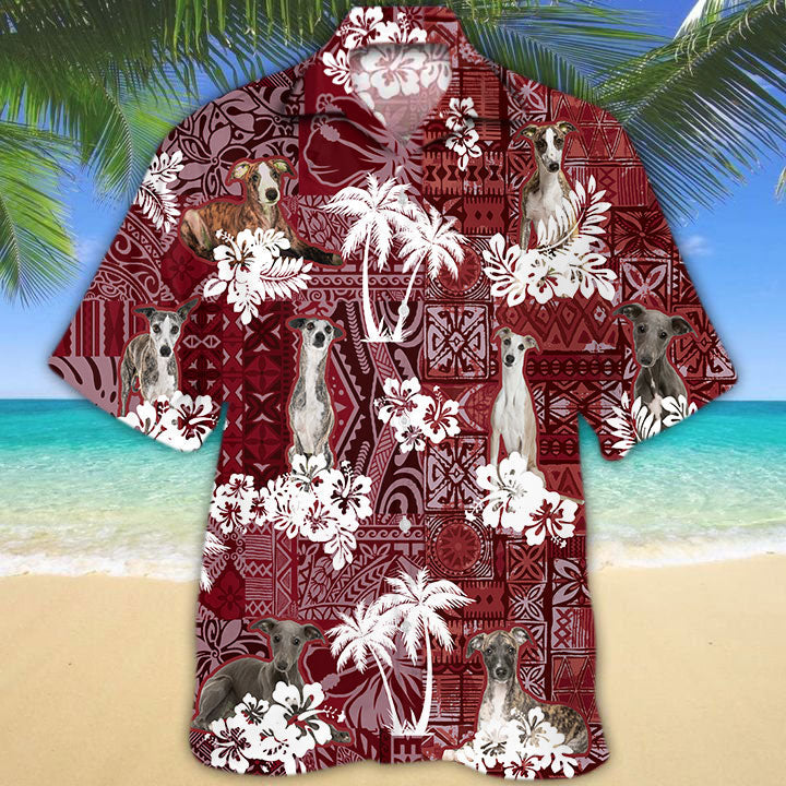 Whippet Hawaiian Shirt, Summer Gift To Dog Lovers HO5267