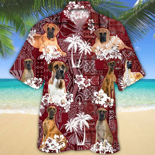 Great Dane 3 Hawaiian Shirt, Hawaiian Shirt For Dog Lovers HO5204