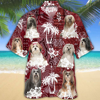 Lhasa Apso Hawaiian Shirt, Cute Dog Hawaii Shirt For Summer HO5221
