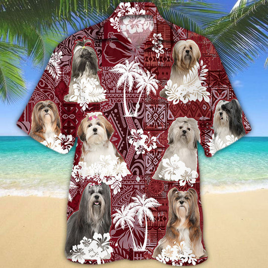 Lhasa Apso Hawaiian Shirt, Cute Dog Hawaii Shirt For Summer HO5221