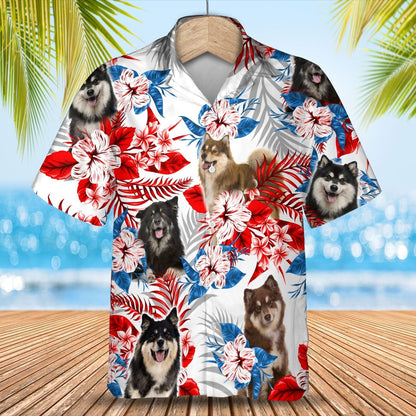 Finnish Lapphund Hawaiian Shirt - Gift for Summer, Summer aloha shirt, Hawaiian shirt for Men and women HO0657